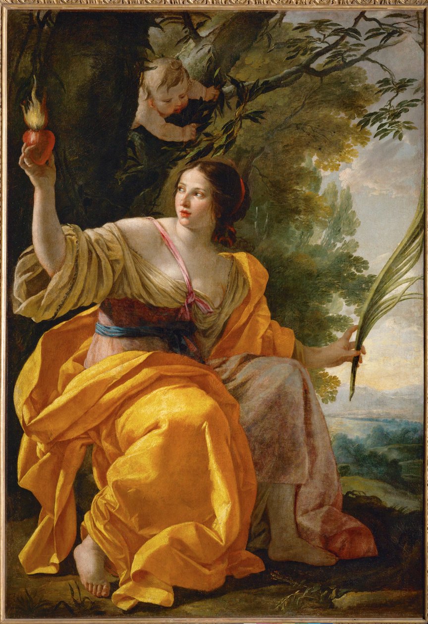 La charite celeste - A caridade celeste ... de Simon Vouet
