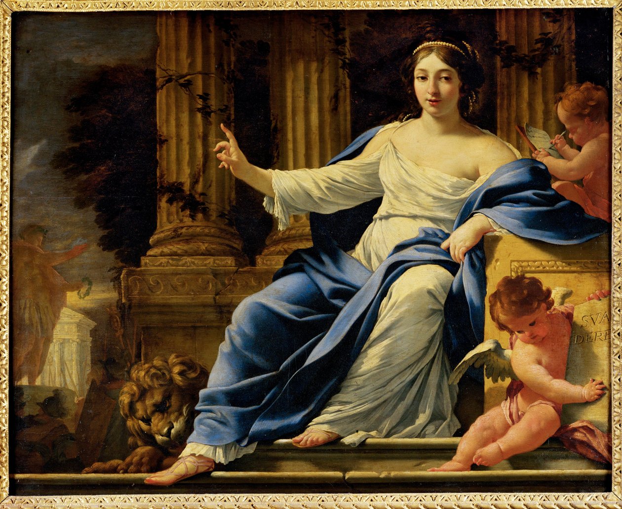 Polymnia, musa da eloquência - Polyhymnia, musa da
eloquência ... de Simon Vouet