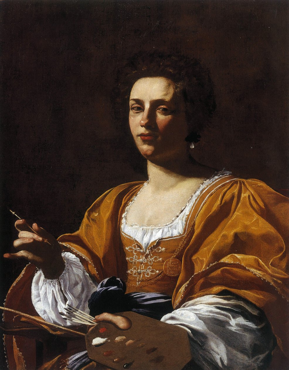 Retrato de Artemisia Gentileschi, 1623-1626. de Simon Vouet