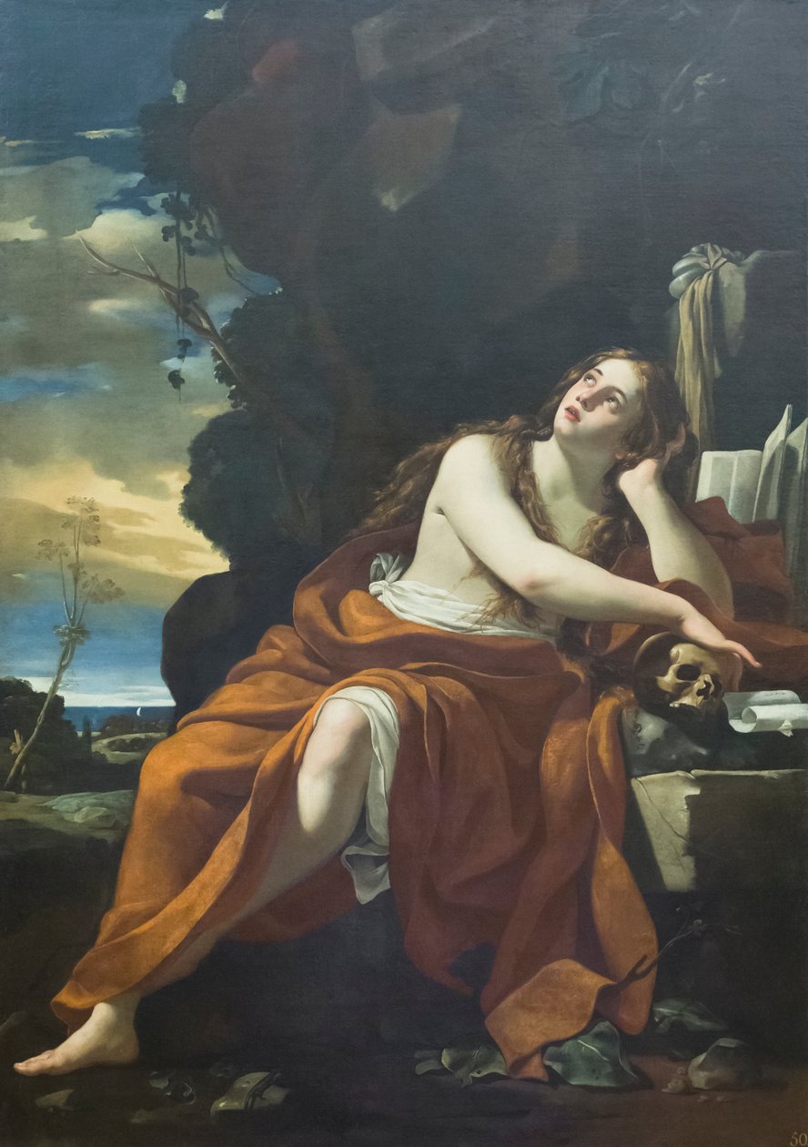 Santa Maria Madalena penitente de Simon Vouet