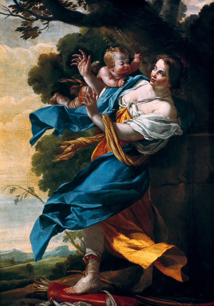 O amor que é vingado, século XVII. de Simon Vouet