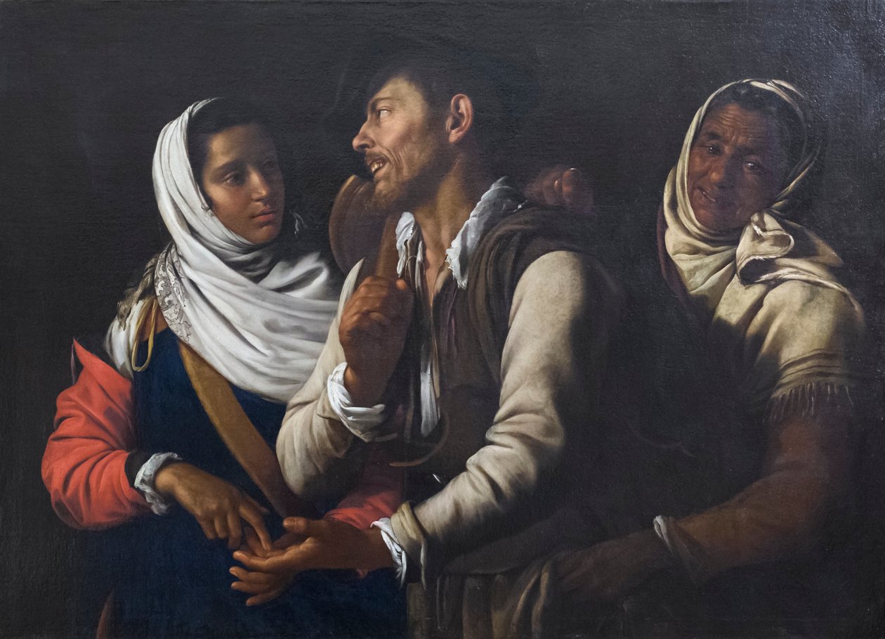 Os cartomantes de Simon Vouet