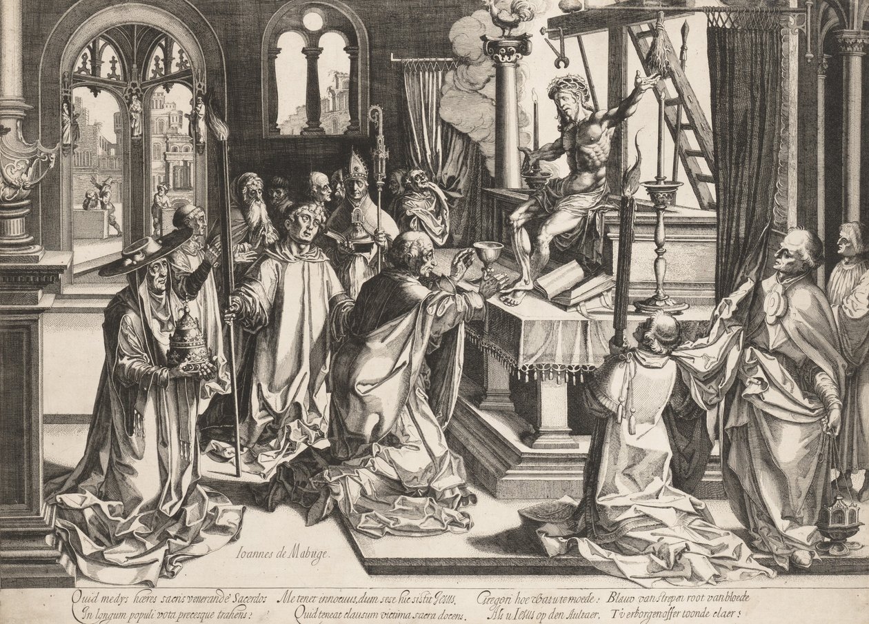 Missa de São Gregório. de Simon Wynhoutsz Frisius