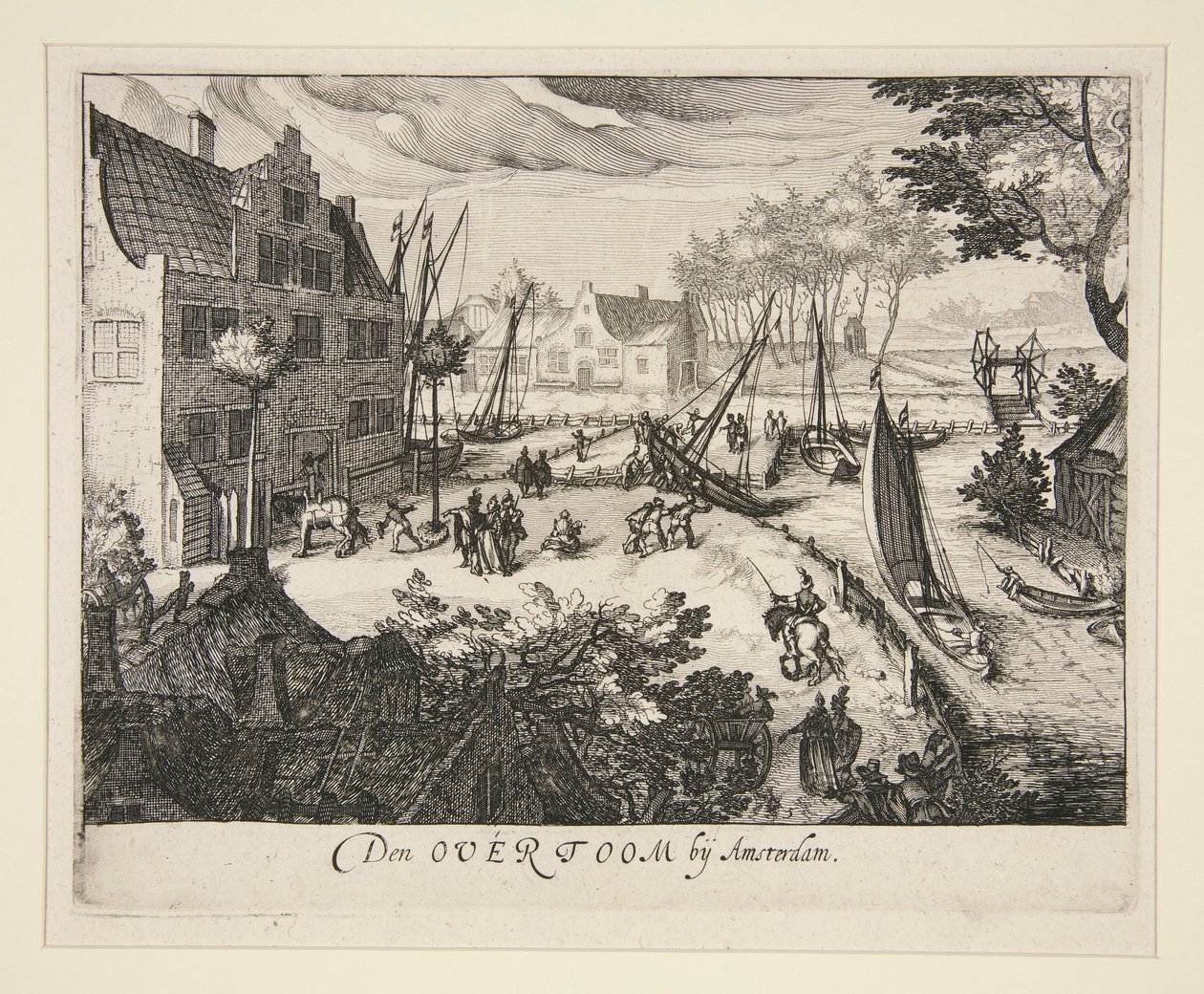 O Overtoom perto de Amsterdã de Simon Wynhoutsz Frisius