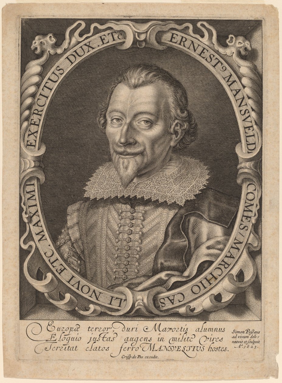 Count Ernest Mansfeld de Simon de Passe