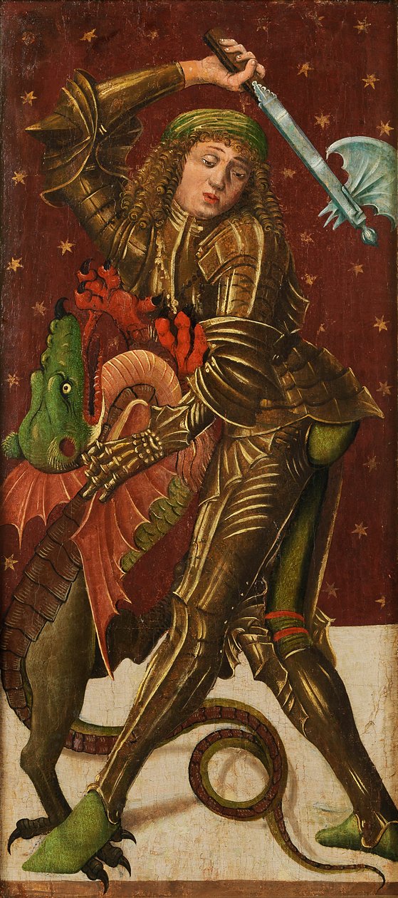 São Jorge como caçador de dragões de Simon von Taisten