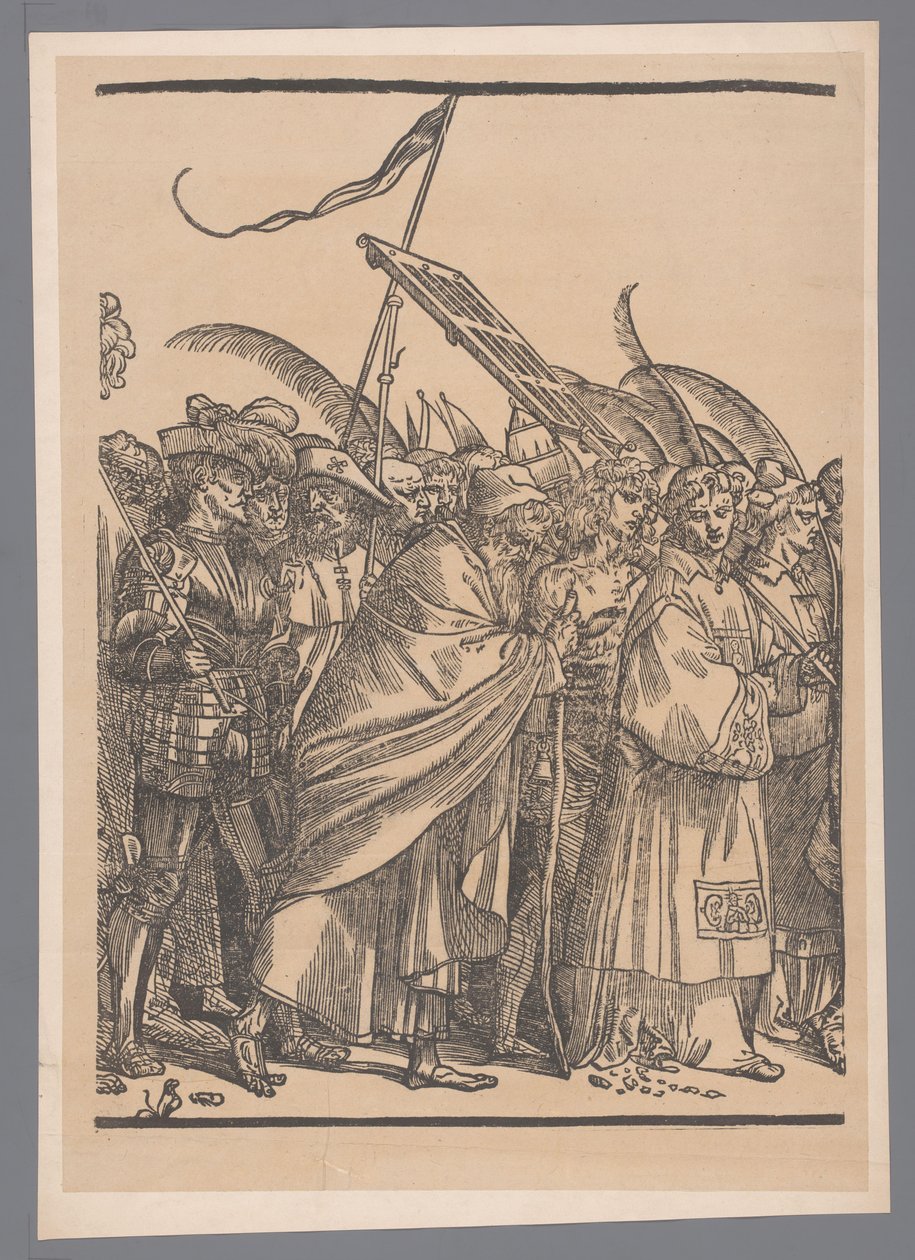 Reprodução da segunda parte da série de gravuras O Triunfo de Cristo depois de Joos Lambrecht de Simonau and Toovey
