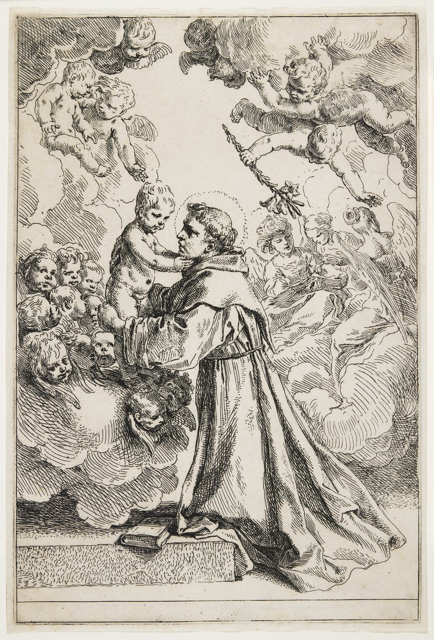 Santo Antônio de Pádua, final da década de 1630 de Simone Cantarini