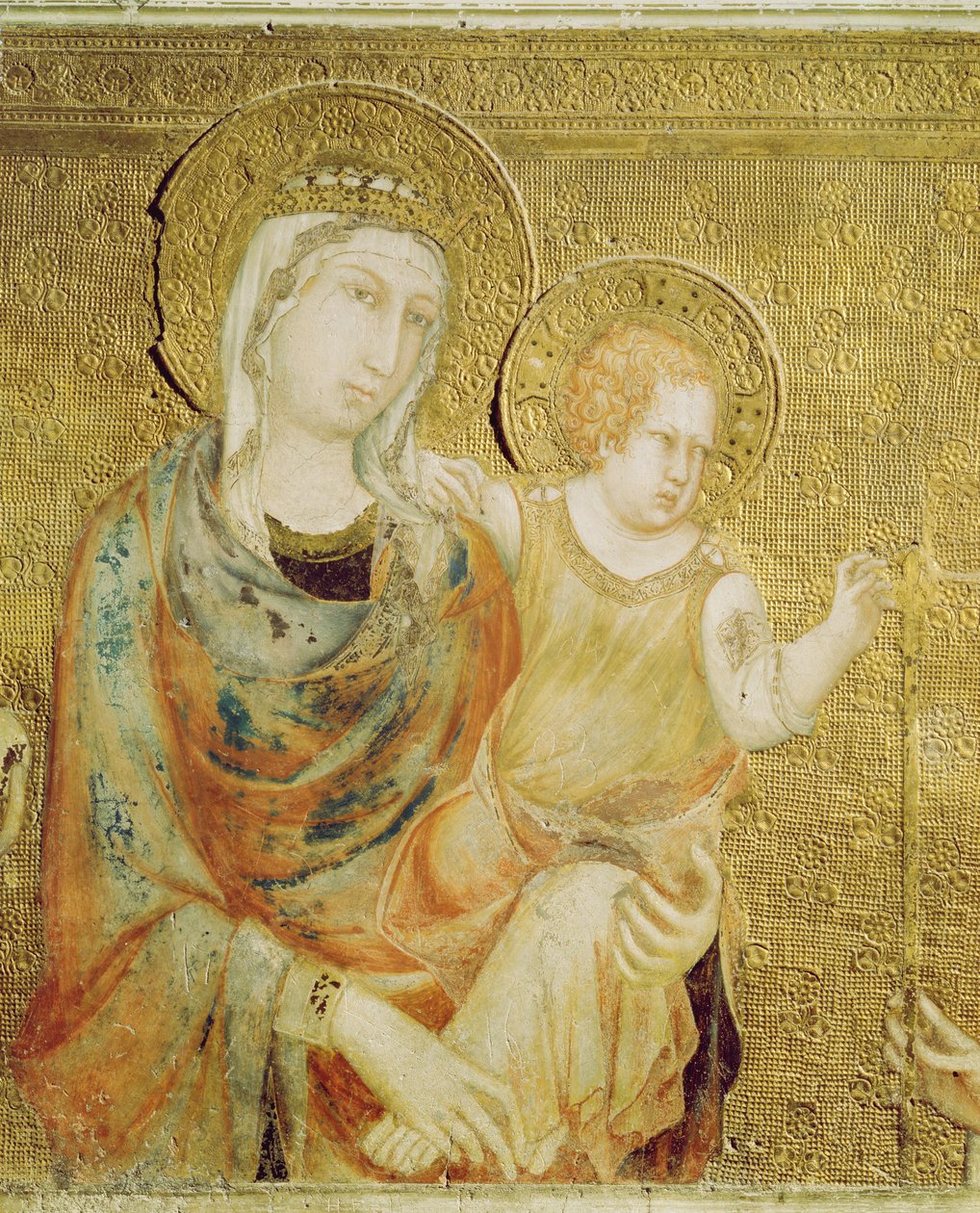 Madonna e criança de Simone Martini