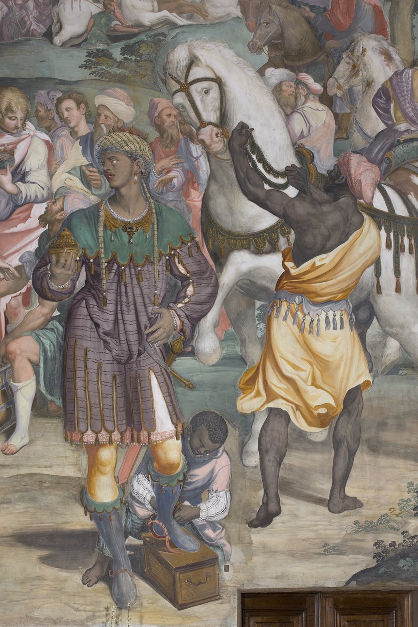 A Adoração dos Magos, Presbitério, 1578-82 de Simone Veneziano Peterzano