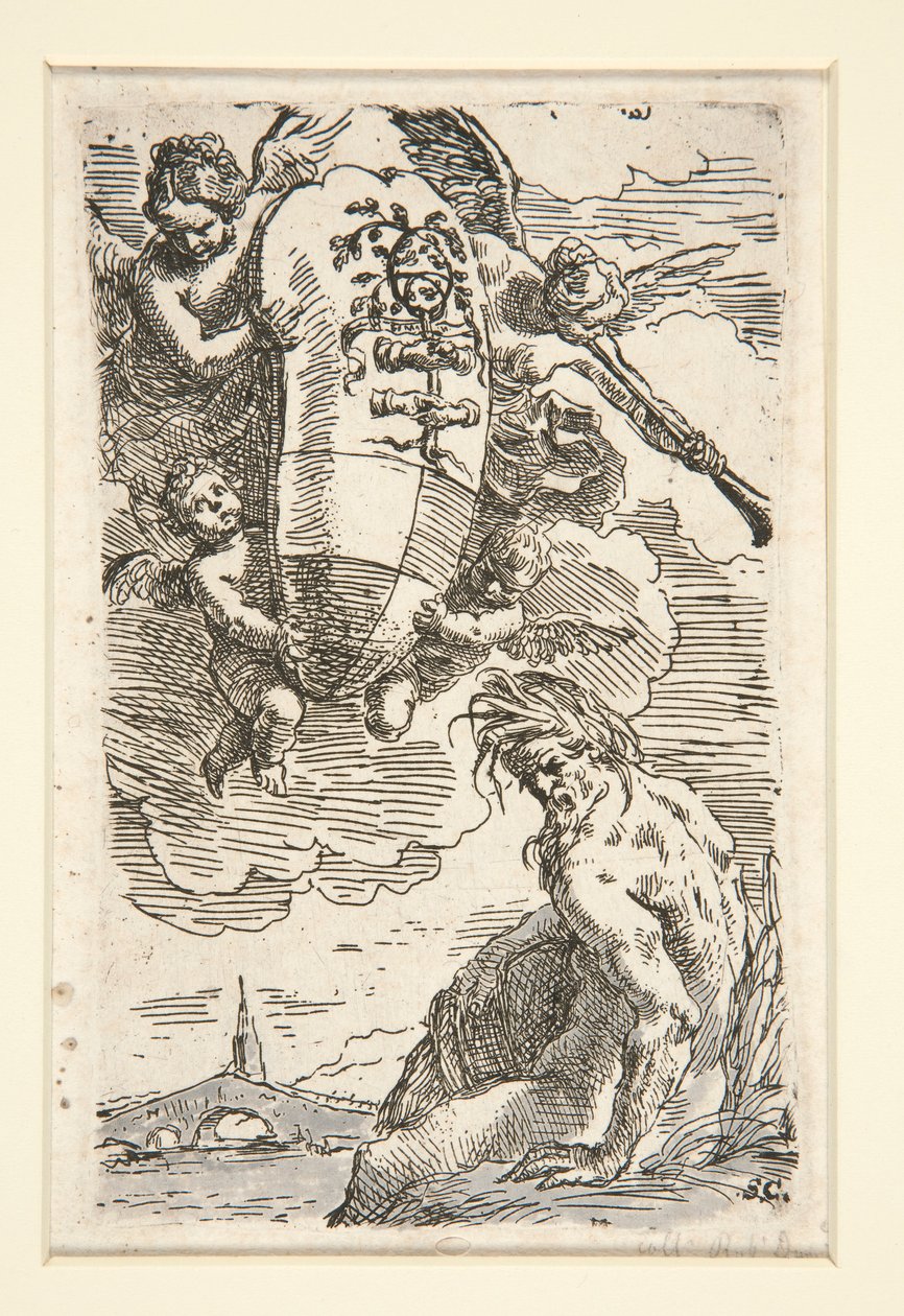 Frontispício de Simone Cantarini