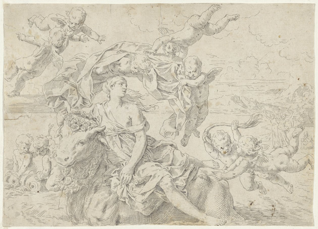 Roubo da Europa de Simone Cantarini