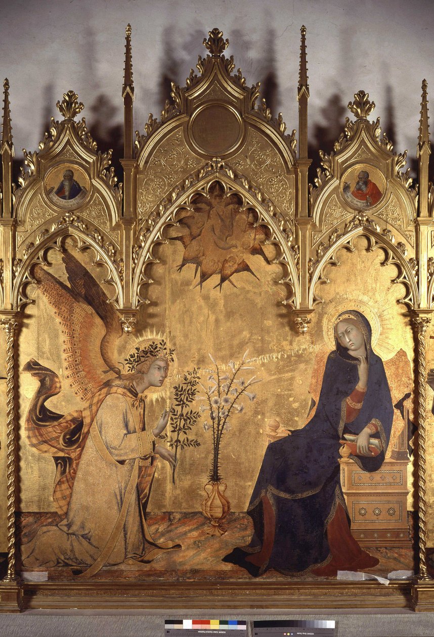 Anunciação 1333 de Simone Martini
