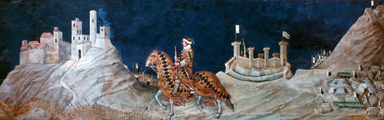 Comemoração ... no cerco de Montemassi ..., 1328 de Simone Martini