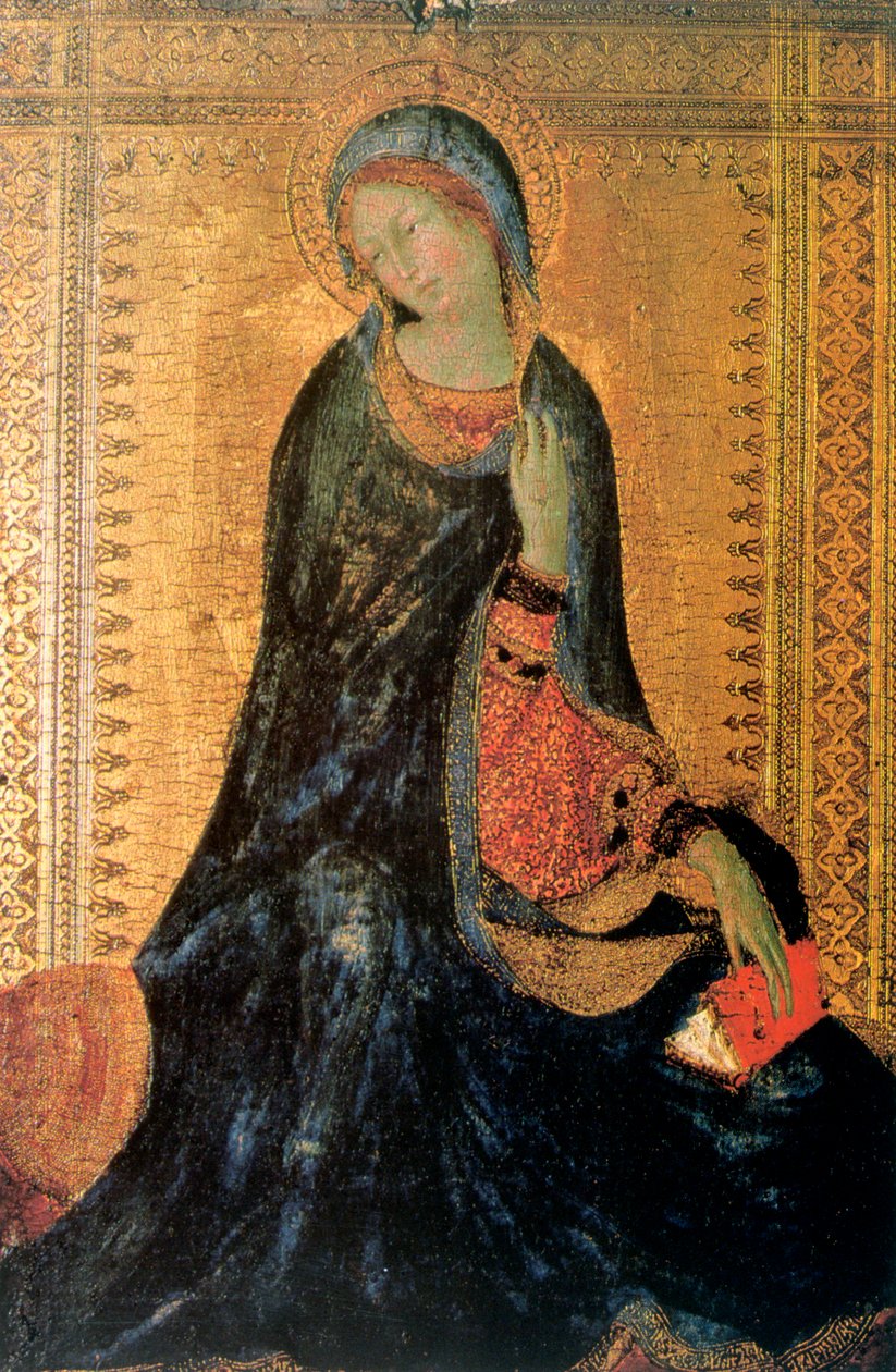 Madonna da Anunciação, c1304-1344 de Simone Martini