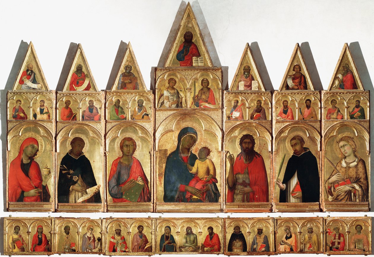 Políptico de Santa Catarina, 1320 de Simone Martini