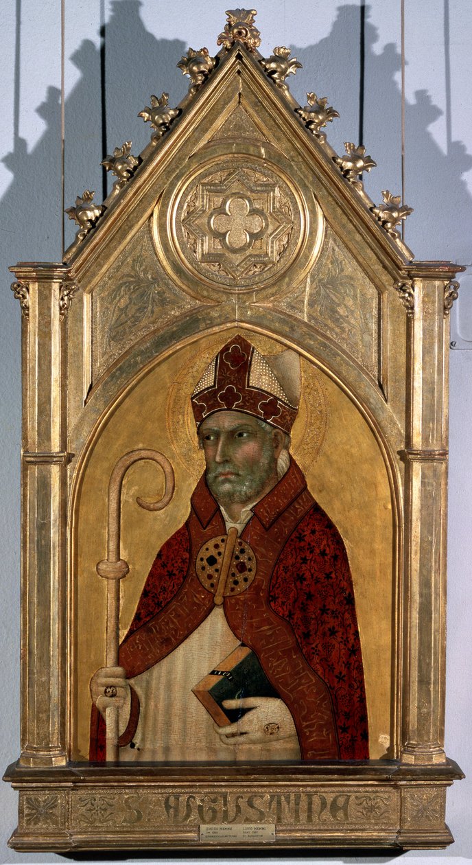 Santo Agostinho, 1320s. de Simone Martini