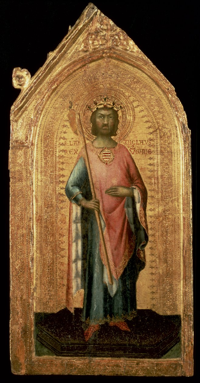 São Ladislau da Hungria de Simone Martini