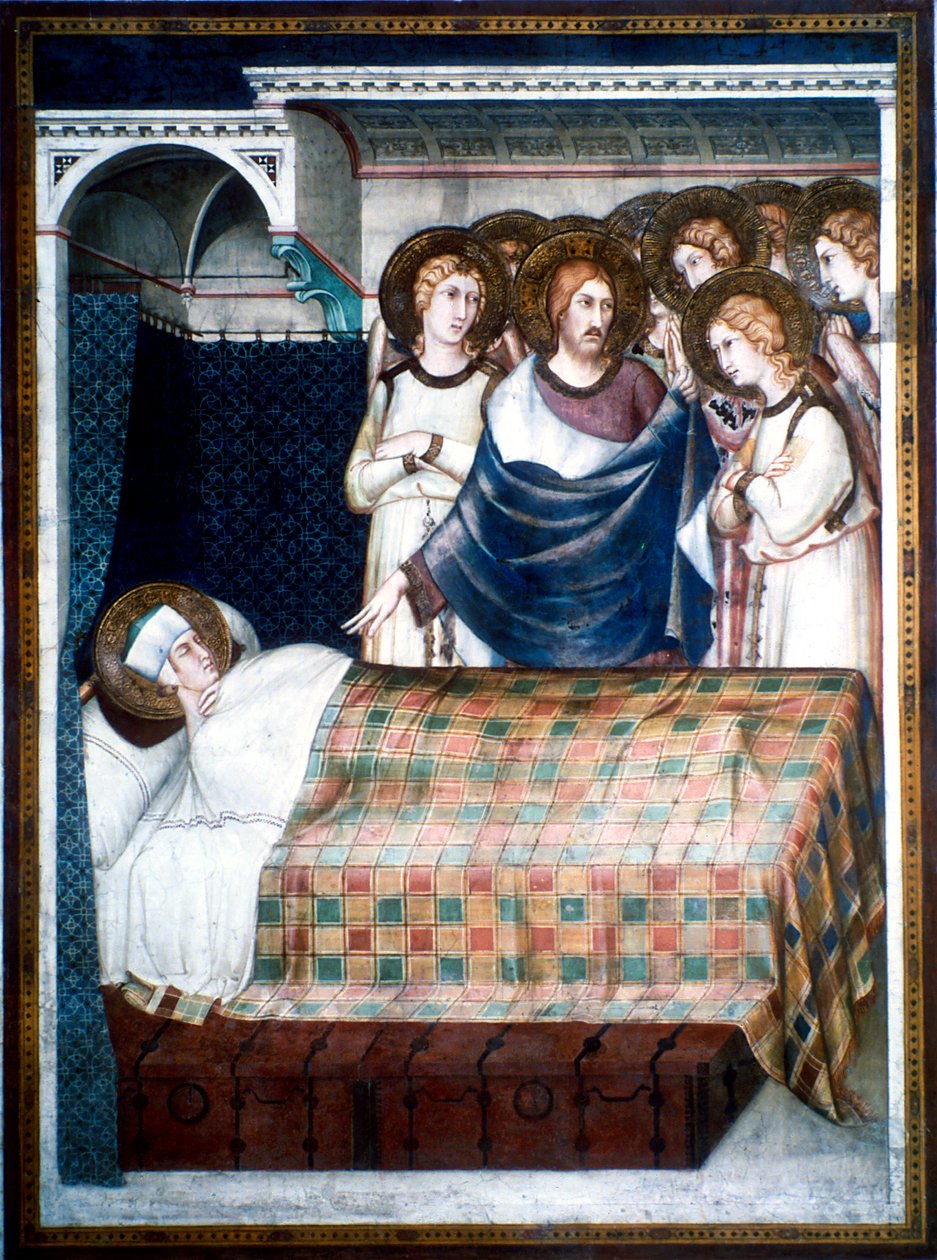 Sonho de São Martins, século XIV. de Simone Martini