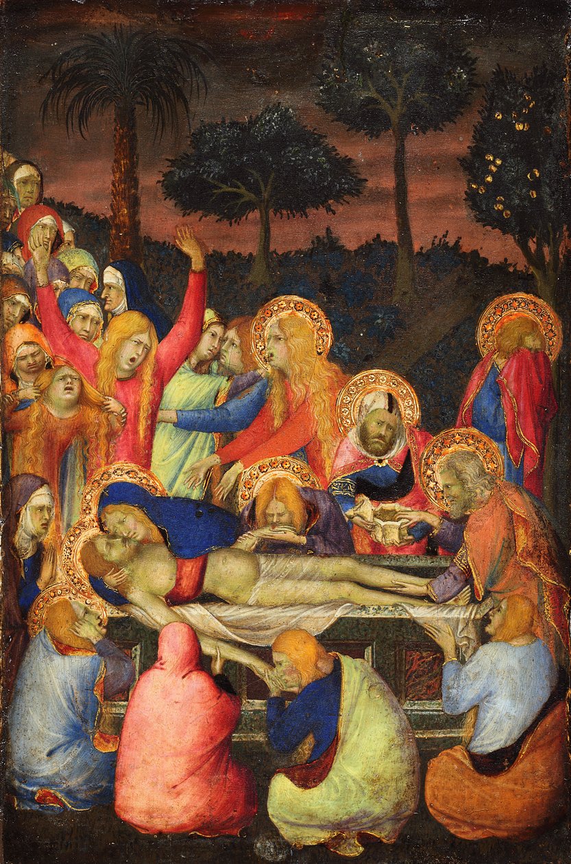 O sepultamento de Cristo de Simone Martini