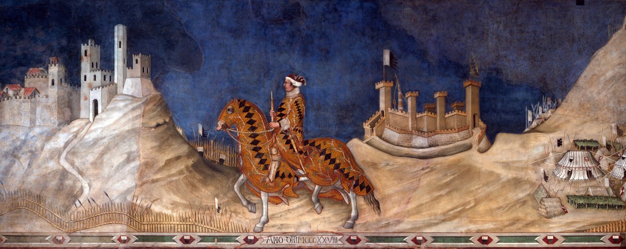 Guidoriccio da Fogliano, 1328 de Simone Martini di