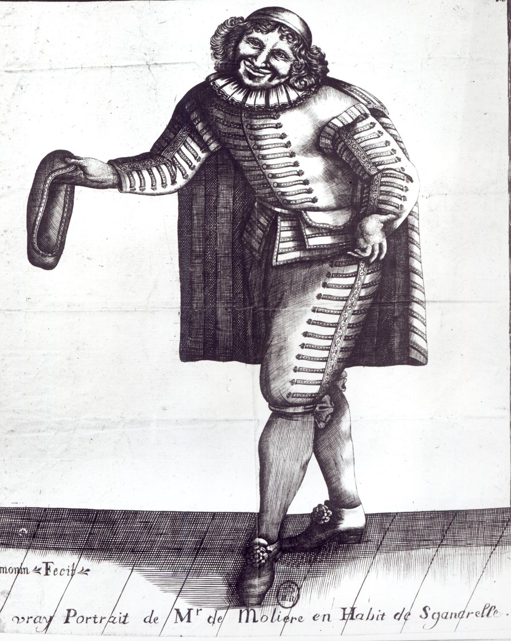 Molière como Sganarelle em &39;L&39;Ecole des Maris&39; (ver também 130626) de Simonin