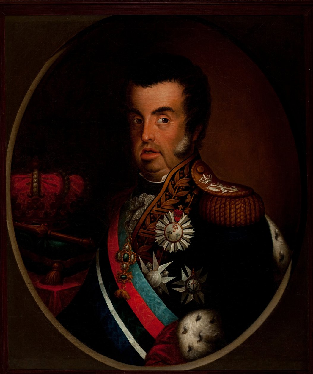 Retrato de Dom João VI (ca. 1820) de Simplicio Rodrigues de Sa