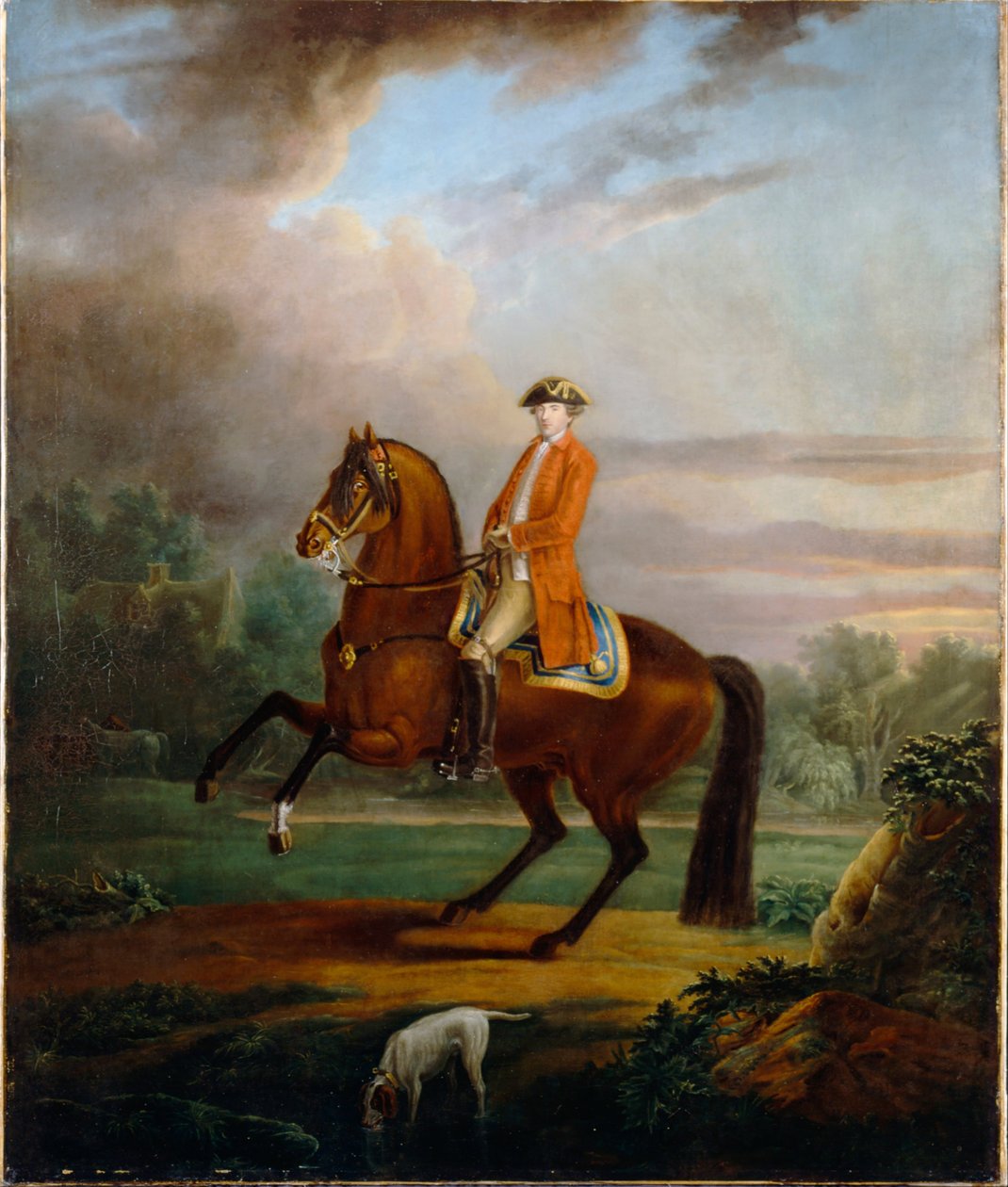 Um homem chamado Noel Desenfans a cavalo de Sir Peter Francis Bourgeois