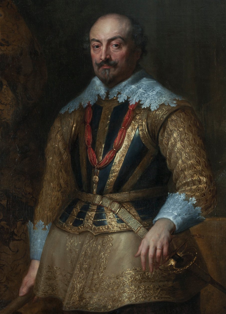 Retrato de João VIII de Nassau-Siegen 1583-1638, cerca de 1628-1629. de Sir Anthony van Dyck