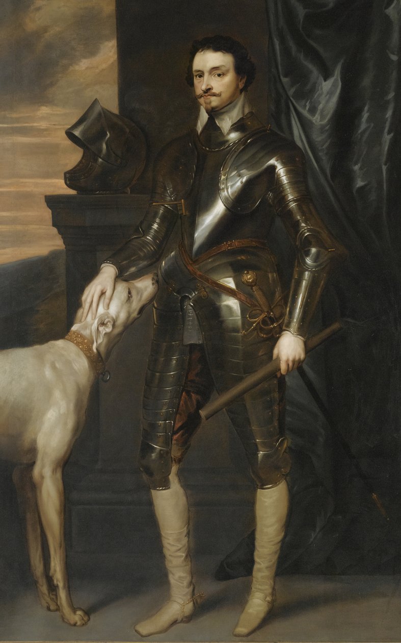 Retrato de Thomas Wentworth, 1º Conde de Strafford 1593-1641, c. 1640 de Sir Anthony van, Dyck