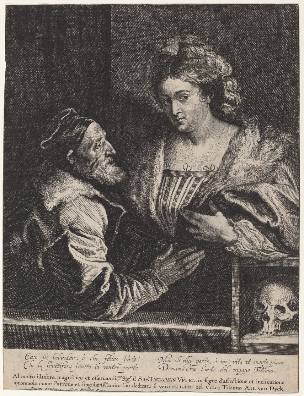 Amante de Ticiano de Sir Anthony van Dyck