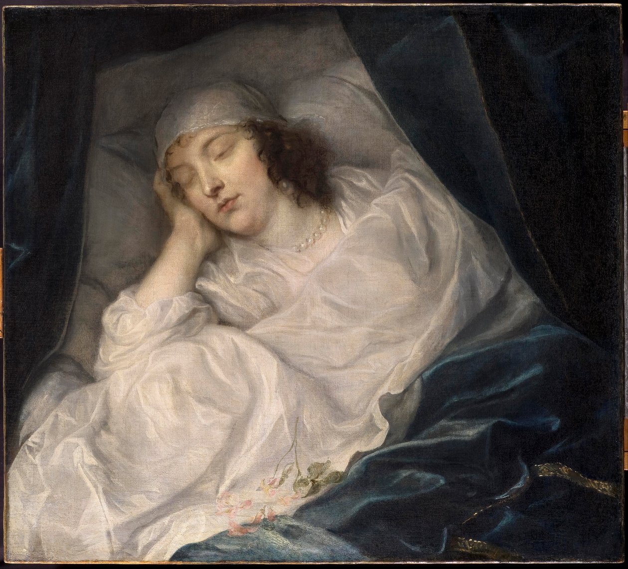 Venetia, Lady Digby, no seu leito de morte de Sir Anthony van Dyck