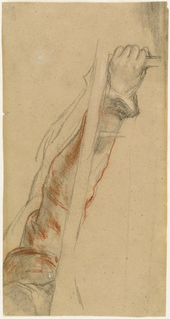 Um braço levantado de Sir David Wilkie