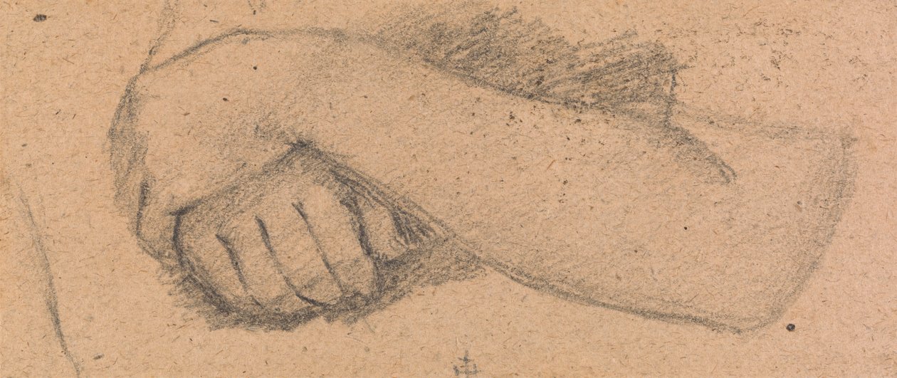 Braços da Menina de Pé no Centro de Sir David Wilkie