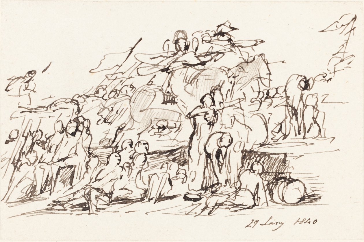Cena de batalha de Sir David Wilkie
