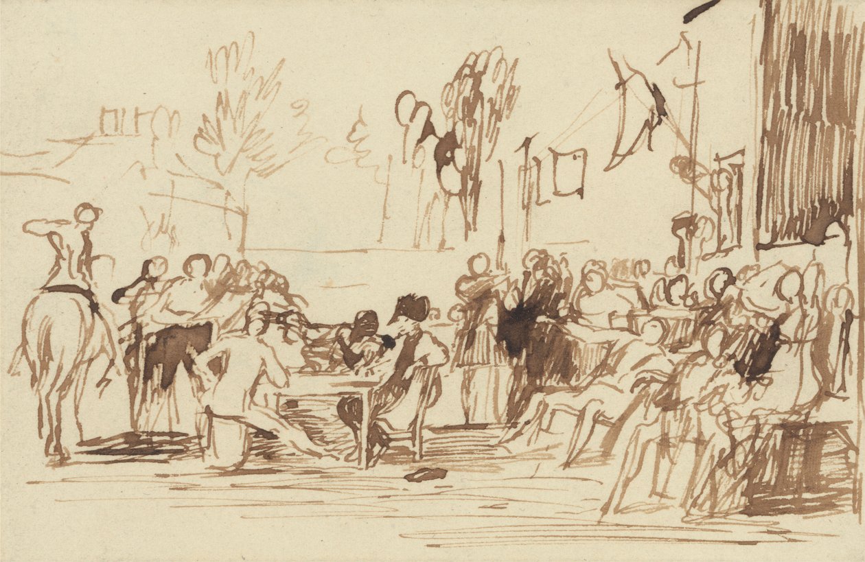 Os Pensionistas de Chelsea lendo o Despacho Waterloo de Sir David Wilkie