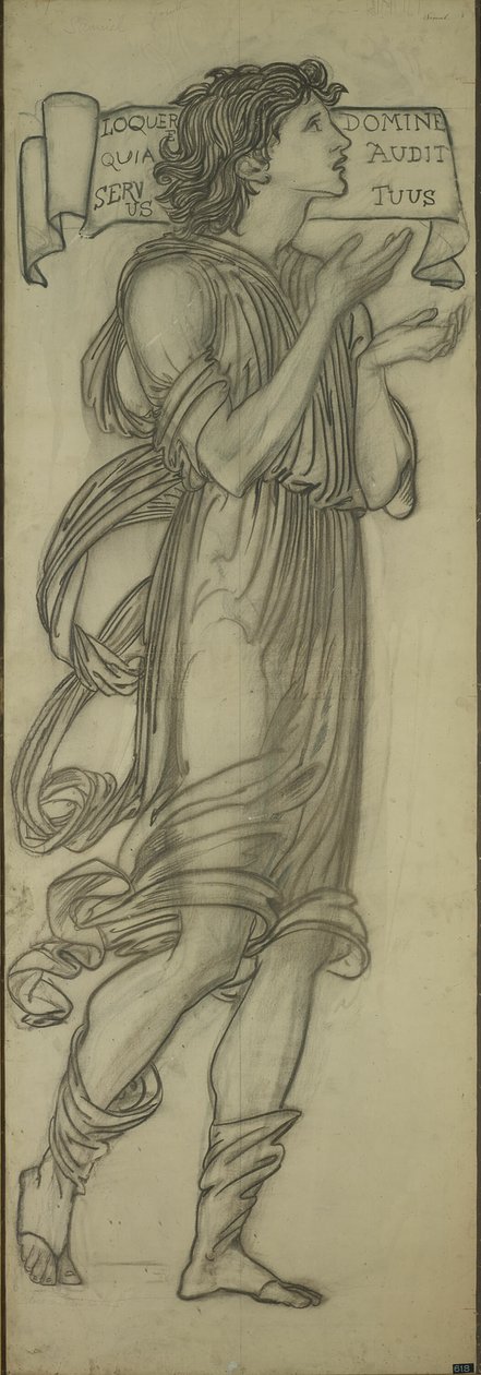 Samuel (Desenhos animados para a janela leste da Lady Chapel) de Sir Edward Burne Jones