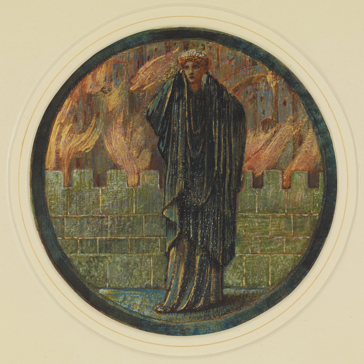 Lágrimas de Helena. O Livro das Flores, 1882-1898. de Sir Edward Coley Burne Jones