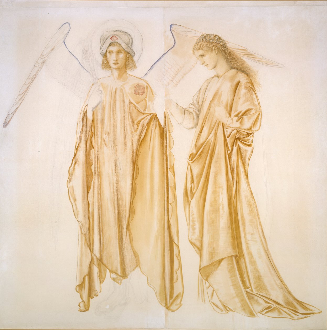 Amor trazendo Alcestis de volta do túmulo, 1863 de Sir Edward Coley Burne Jones