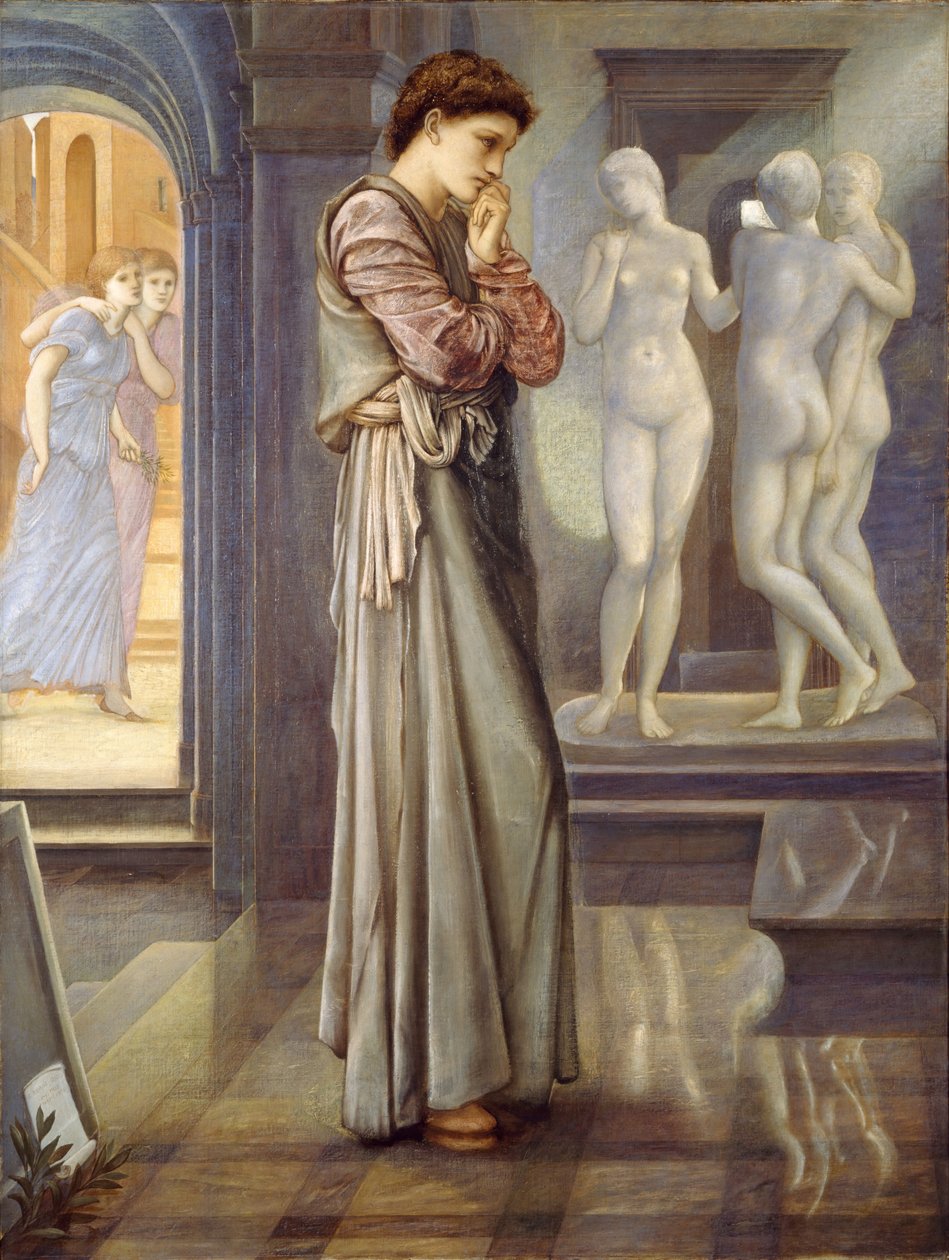 Pigmalião e a Imagem - Os Desejos do Coração, 1878. de Sir Edward Coley Burne Jones