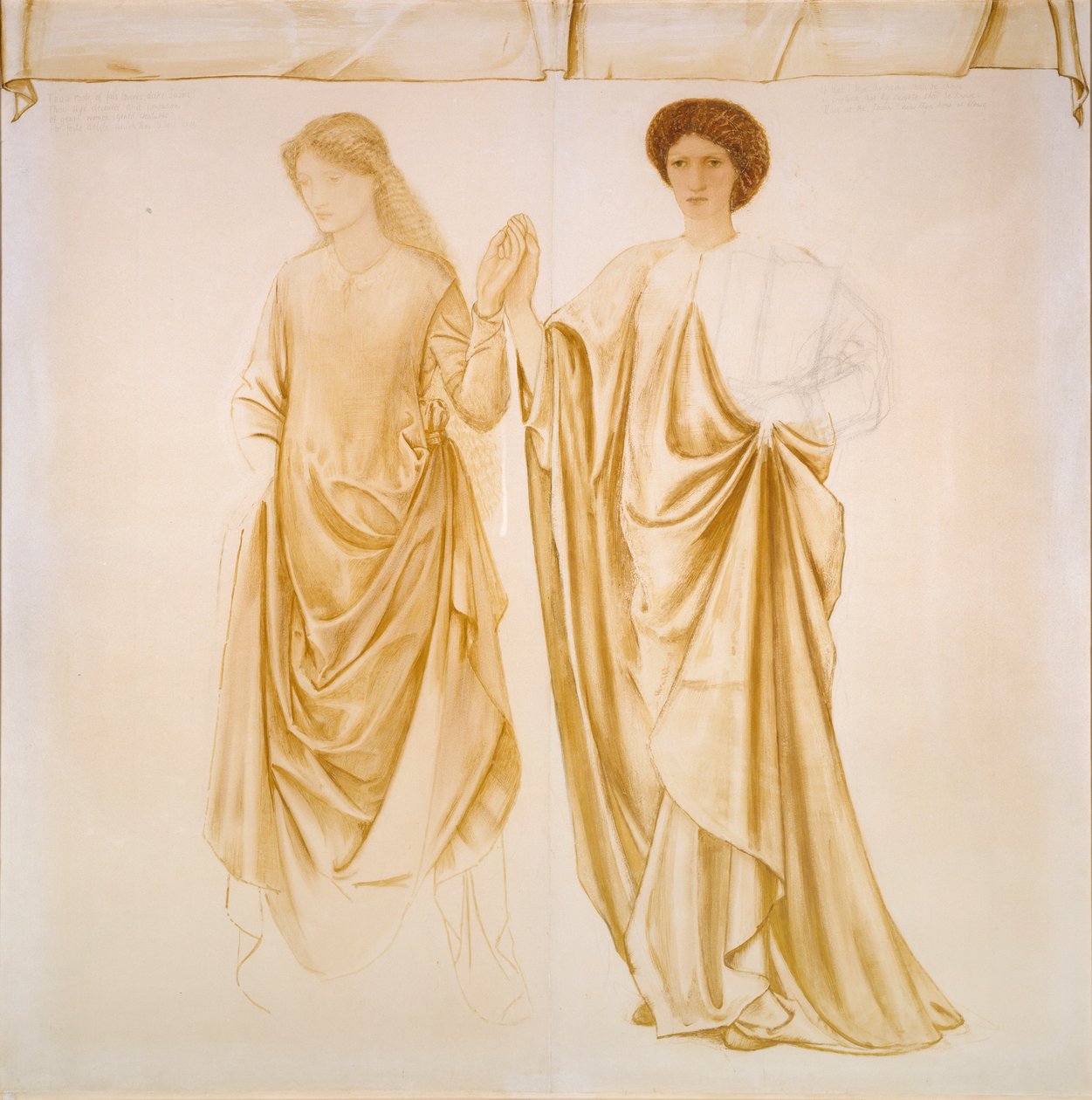 As duas esposas de Jason, antes de 1872 de Sir Edward Coley Burne Jones