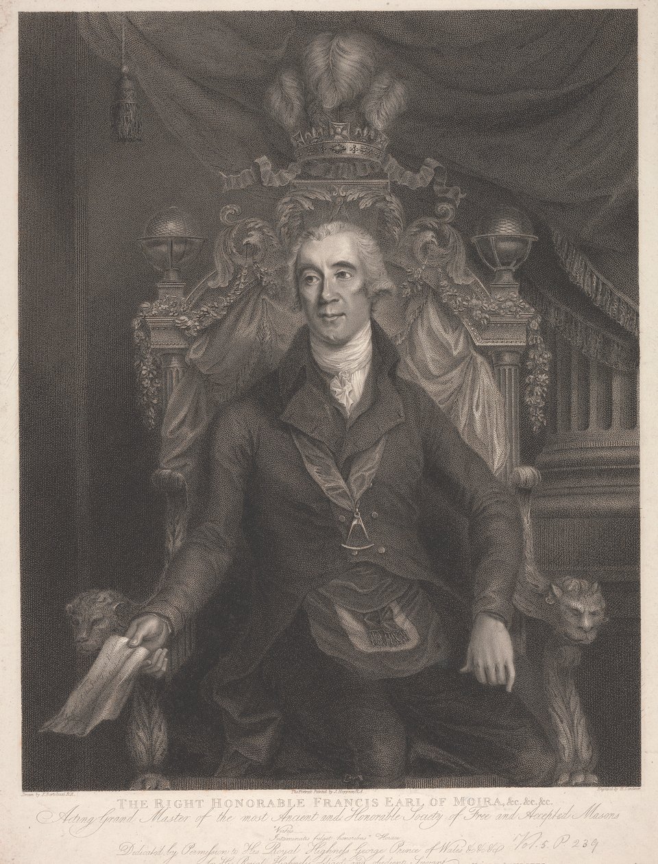Francis Rawdon-Hastings, 1ª Marquês de Hastings de Sir Edwin Henry Landseer