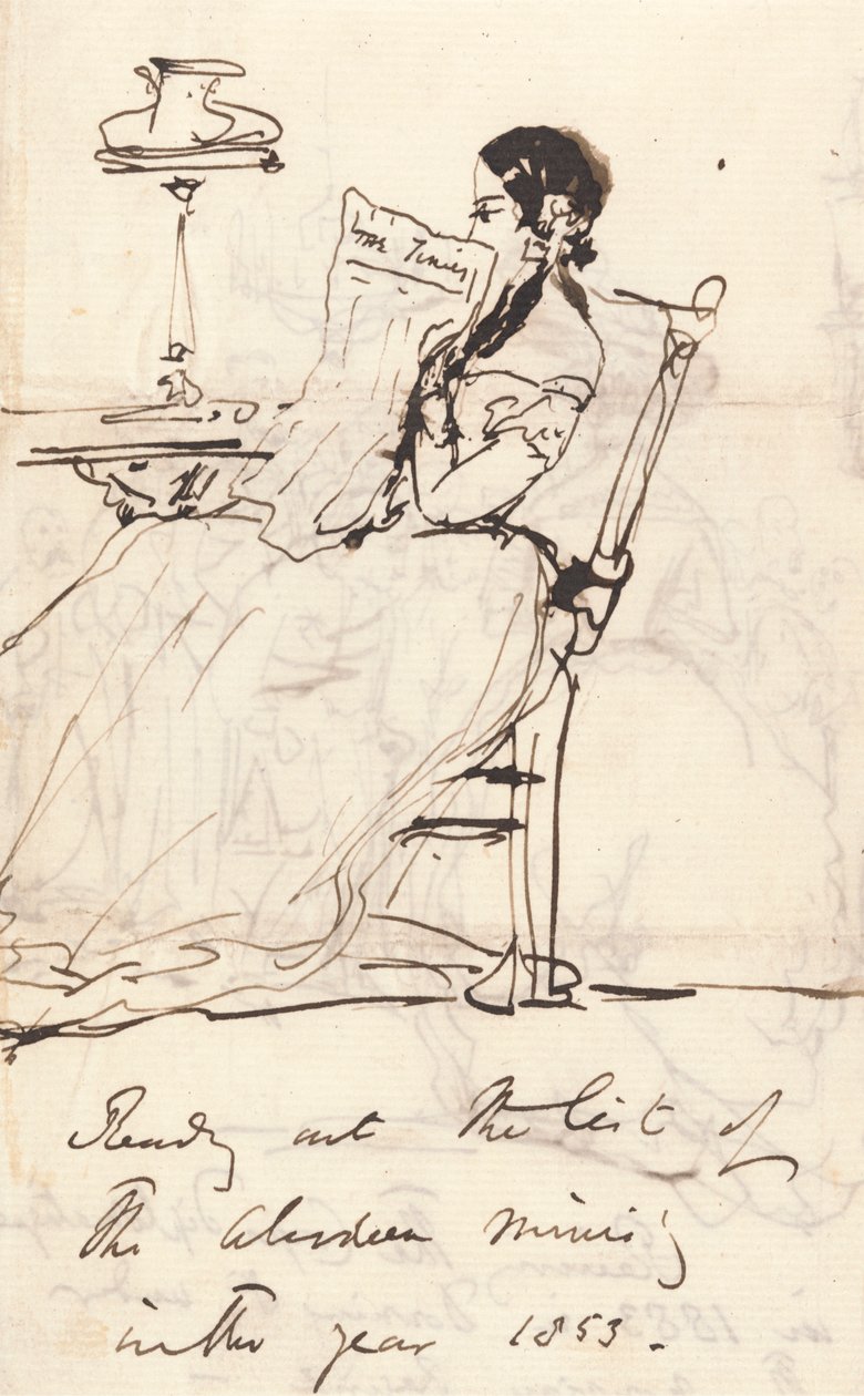 Leitura da Lista do Ministério de Aberdeen de Sir Edwin Henry Landseer