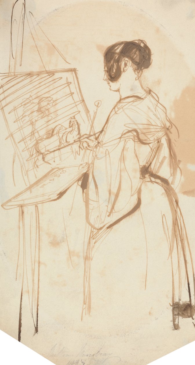Uma Senhora Pintura de Sir Francis Grant