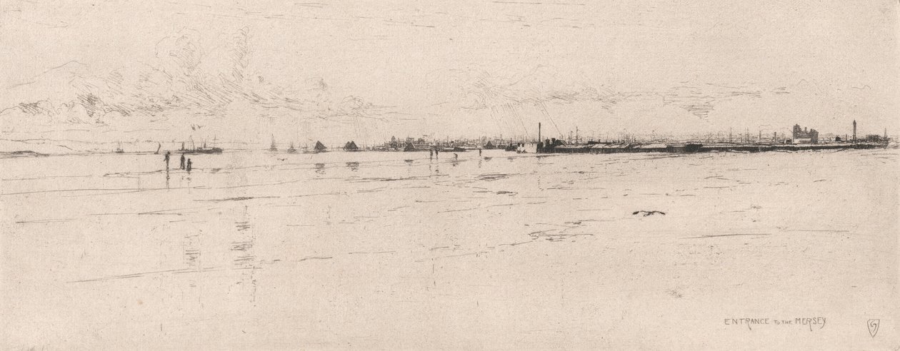 Entrada para Mersey de Sir Frank Short