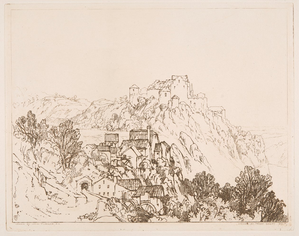 Cataratas do Reno, Schaffhausen de Sir Frank Short
