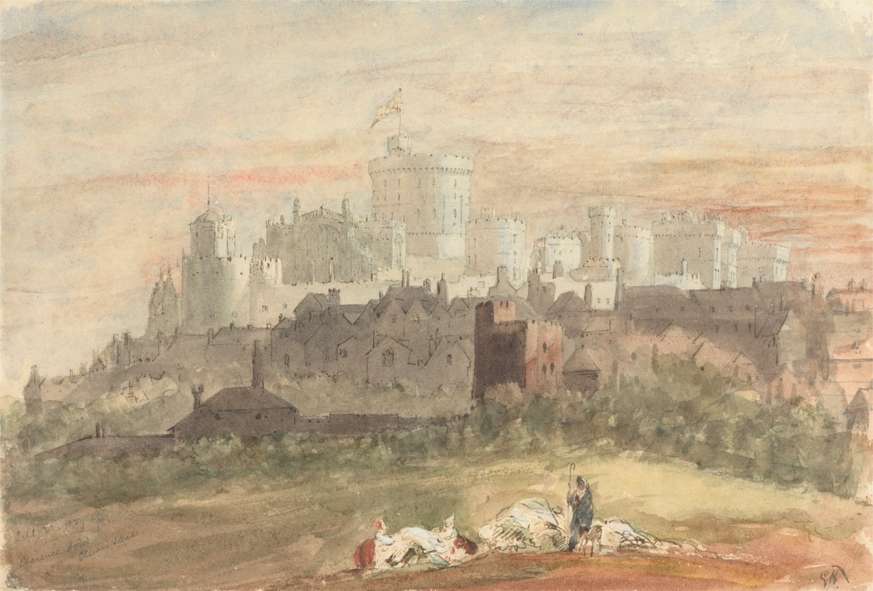 Um Capriccio do Castelo de Windsor de Sir George Hayter