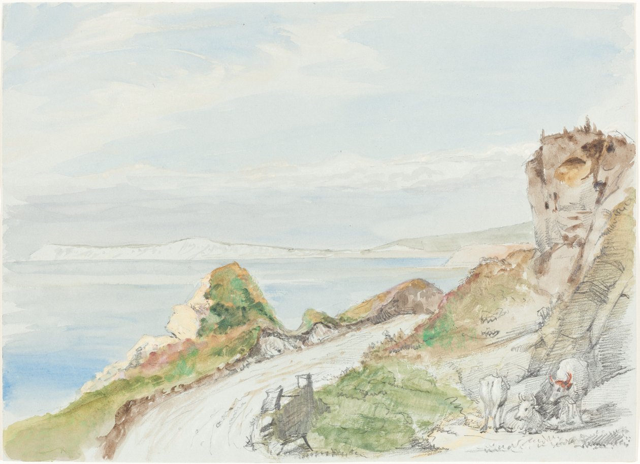 Baía de água doce, Ilha de Wight de Sir George Hayter