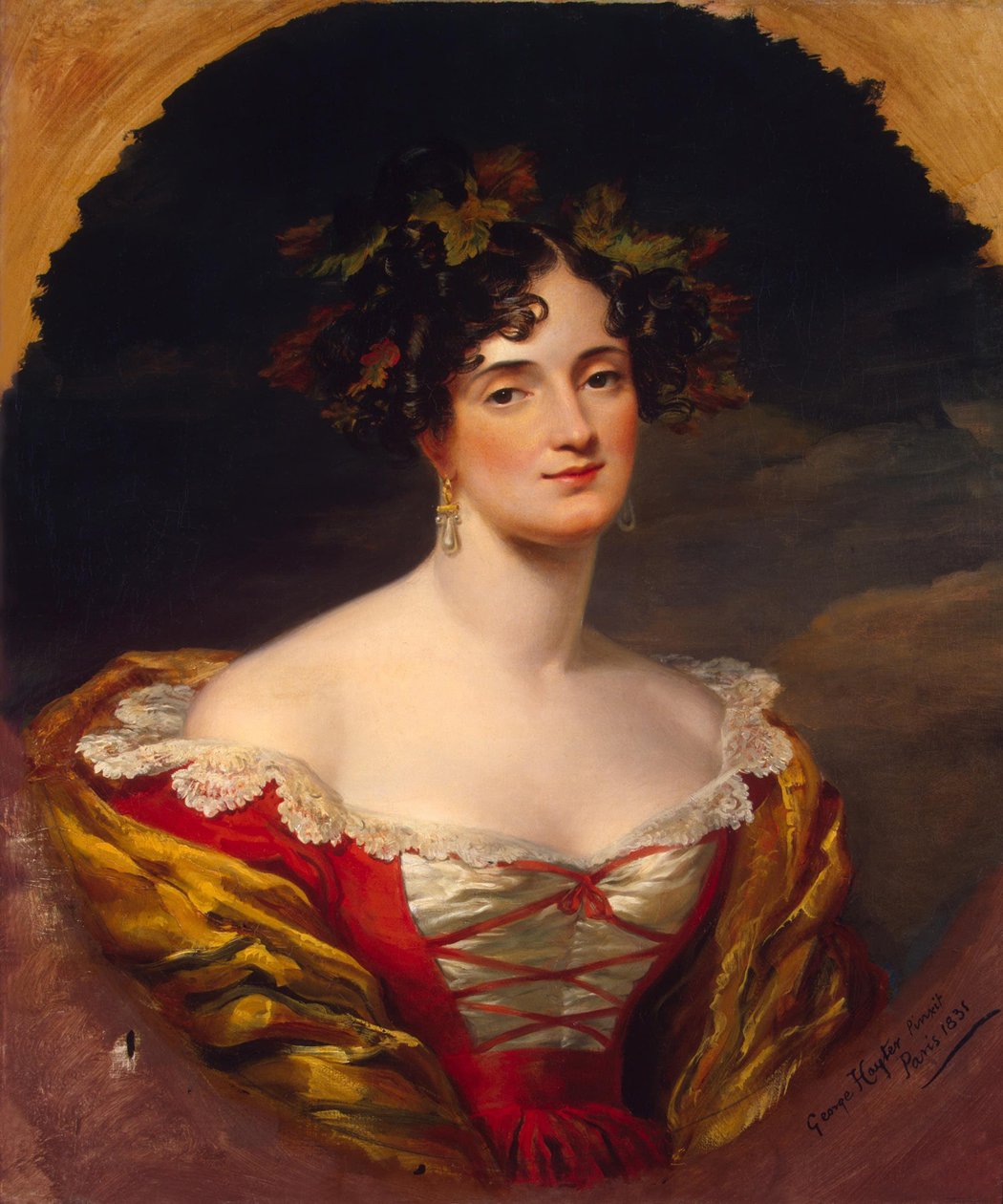 Retrato da Condessa Sofia Kisseleff 1801-1875, née Potocka, 1831. de Sir George Hayter