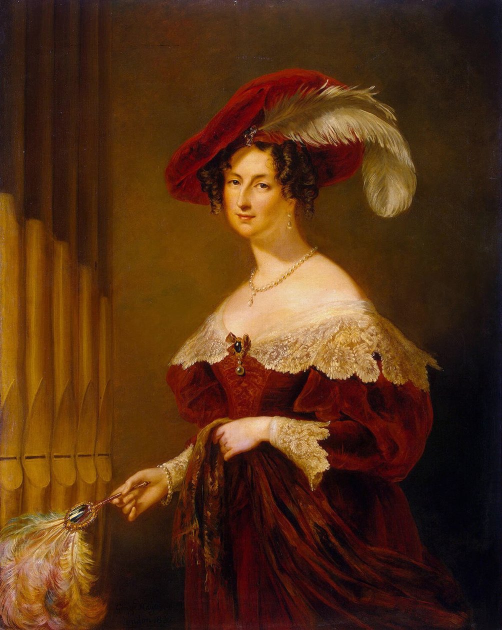 Retrato da Contesse Elizaveta Ksaveryevna Vorontsova 1792-1880, 1832 de Sir George Hayter